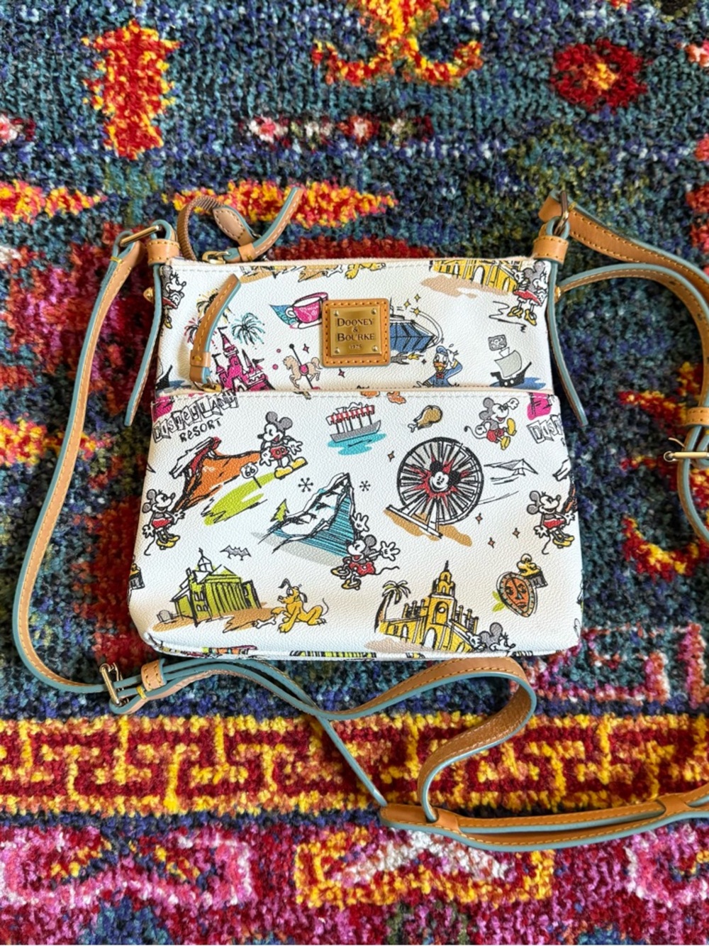 Dooney & Bourke Disneyland Disneyana Letter carrier crossbody